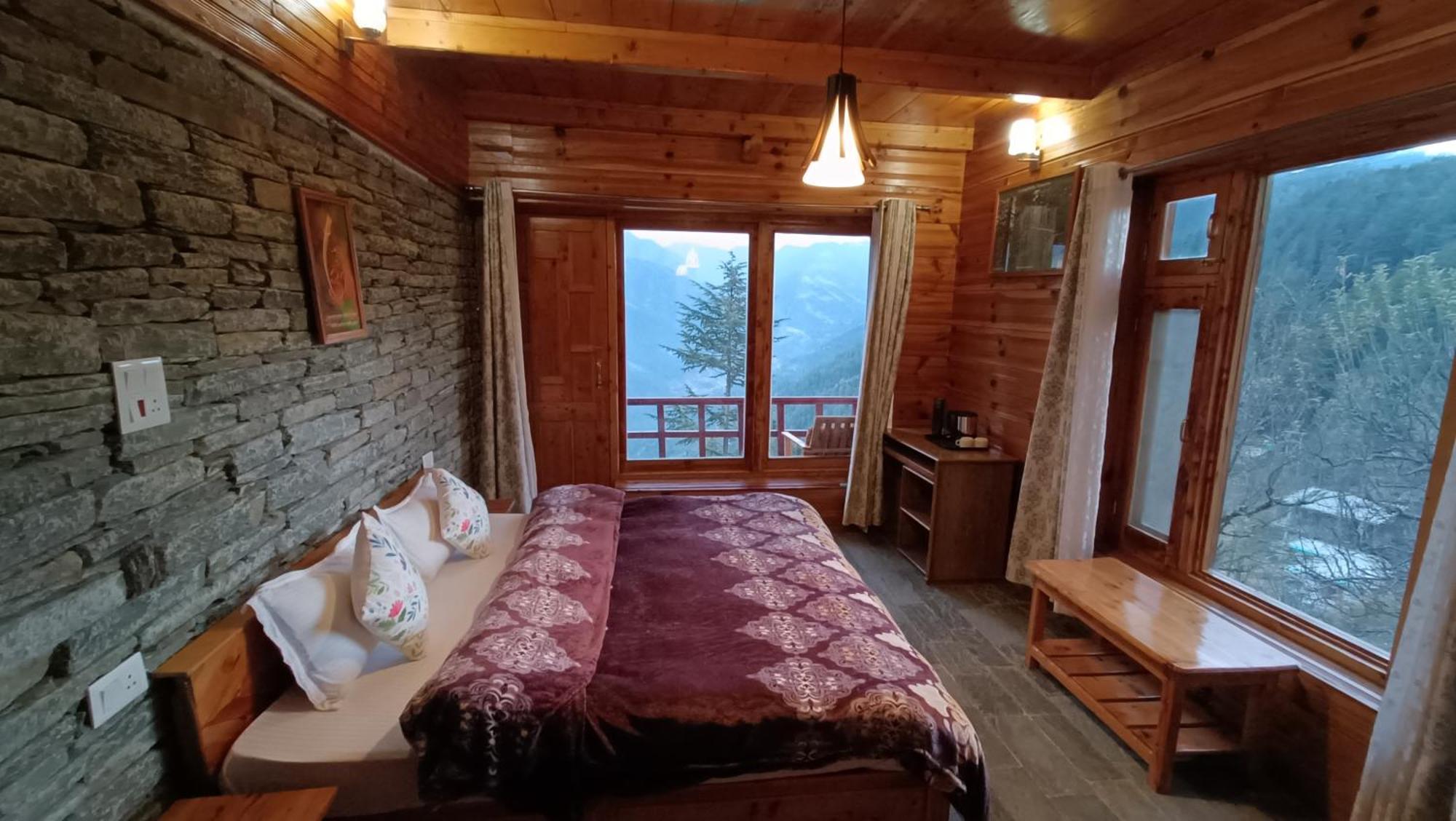 Ishan Log Huts-A Boutique Home Stay Banjār Екстериор снимка